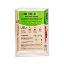 Load image into Gallery viewer, Natures Deli Salmon Complete Dog Food 400g
