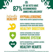 Load image into Gallery viewer, James Wellbeloved Senior Dog Food Lamb Pouches 90g Packs