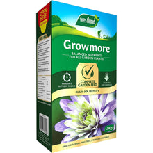 Load image into Gallery viewer, Westland Growmore Balanced Nutrients For All Gardens and Plants 1.5kg, 4kg and 8kg