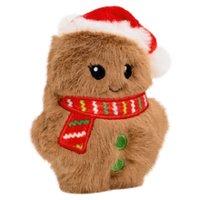 Load image into Gallery viewer, KONG Holiday Snuzzles Mini Santa Gingerbread XS