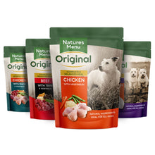 Load image into Gallery viewer, Natures Menu Original Wet Dog Food Pouches 8 x 300g