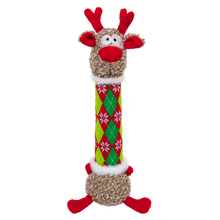 Load image into Gallery viewer, KONG Holiday Shakers Luvs Argyle Reindeer Medium