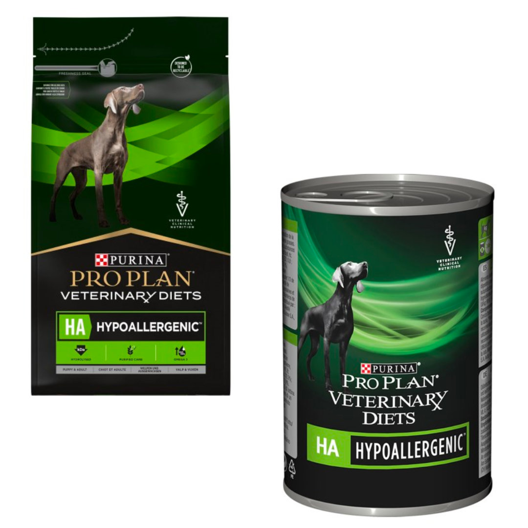 Image showcasing Purina Veterinary Diet Canine Hypoallergenic Dog Food- Various Sizes ...