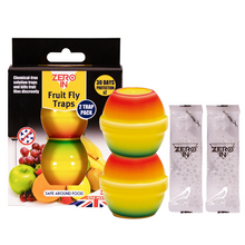 Load image into Gallery viewer, Zero In Ready-Baited Fruit Fly Trap Twinpack