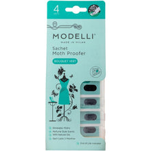Load image into Gallery viewer, Modelli Moth Proofer Sachet Bouquet Vert - 4 Pack