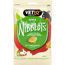 Load image into Gallery viewer, VETIQ Nibblots For Small Animals Apple 30G, Multipack