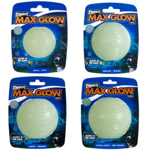 Load image into Gallery viewer, Chuckit! Max Glow Ball – Durable Glow-in-the-Dark Rubber Fetch Ball for Dogs, No Batteries Needed, Compatible with Chuckit! Launchers, Ideal for Night-Time and Early Morning Play