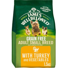 Load image into Gallery viewer, James Wellbeloved Adult Small Breed Dog Food Grain Free Turkey & Veg