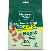 Load image into Gallery viewer, Natures Menu Freeze Dried Topper Lamb For Dogs