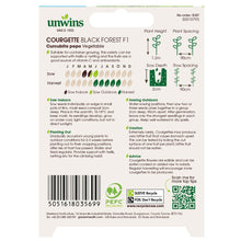 Load image into Gallery viewer, Courgette Black Forest F1