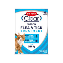 Load image into Gallery viewer, Bob Martin Clear Flea Spot On Pipettes For Cats & Dogs
