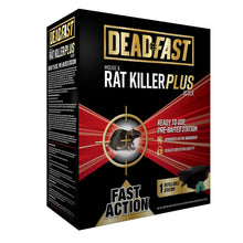 Load image into Gallery viewer, Deadfast Mouse & Rat Killer Plus Blocks RTU Bait Station 100g