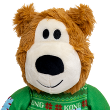 Load image into Gallery viewer, KONG Holiday Wild Knots Sweater Bear Green Medium/Large