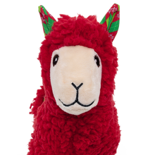 Load image into Gallery viewer, KONG Holiday Sherps Llama Red Medium