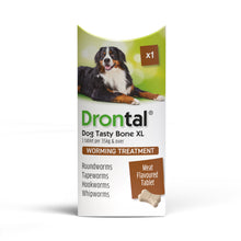 Load image into Gallery viewer, Drontal Tasty Bone XL Wormer Tablets - Large Dogs - Over 35kg - All Pack Sizes