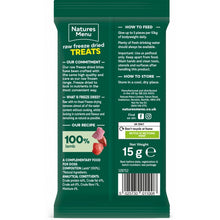 Load image into Gallery viewer, Natures Menu Freeze Dried Bites Lamb Dog Treats