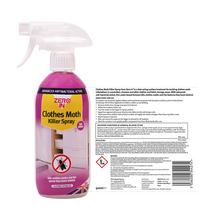 Load image into Gallery viewer, Zero In Anti-Bacterial Clothes Moth Killer 500ml RTU
