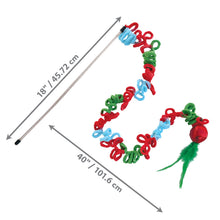 Load image into Gallery viewer, KONG Holiday Teaser Loopz Cat Toy