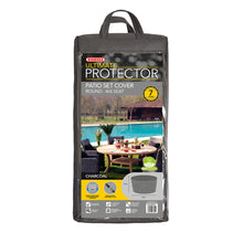 Load image into Gallery viewer, Bosmere Ultimate Circular Dining Set Cover Charcoal 4-6 Seat