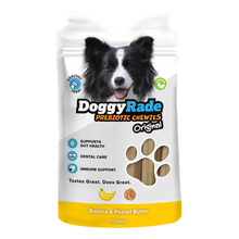 Load image into Gallery viewer, Doggyrade Prebiotic Chewies Dog Treats Chicken/Banana & Peanut Butter x 16 Chews