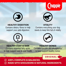 Load image into Gallery viewer, Chappie Original Wet Dog Food Tin 412g – Complete Adult Dog Food with Whitefish & Chicken, Vet-Developed Recipe
