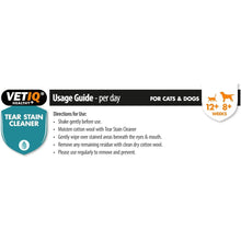 Load image into Gallery viewer, VETIQ Tear Stain Cleaner 100ML
