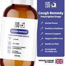Load image into Gallery viewer, Our Dogs Life Cough Remedy Prescription Drops 200ml