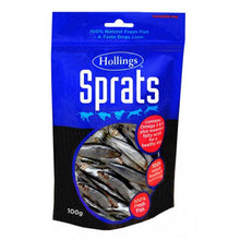 Load image into Gallery viewer, Hollings Sprats Dog Treat 100g MultiPacks