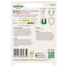 Load image into Gallery viewer, Unwins Seeds - Organic