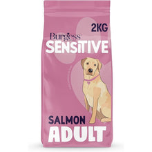 Load image into Gallery viewer, Burgess Sensitive Adult Dog Food In Salmon 2kg Or 12.5kg