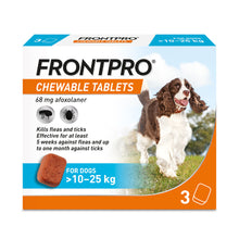 Load image into Gallery viewer, FRONTPRO® Chewable Tablets Flea & Tick Treatment for Dogs