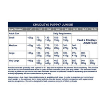 Load image into Gallery viewer, Chudleys Puppy Junior Food 12kg