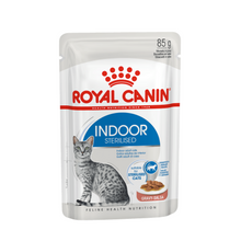 Load image into Gallery viewer, Royal Canin Indoor Sterilised in Gravy 12 x 85g