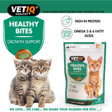 Load image into Gallery viewer, VETIQ Healthy Bites For Kittens Variety Pack, 4 x 65G