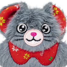 Load image into Gallery viewer, KONG Holiday Cat Snuzzles Mouse Grey