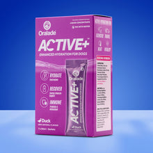 Load image into Gallery viewer, Oralade Active+ Duck Liquid Concentrate 7x50ml Rehydration Sachets