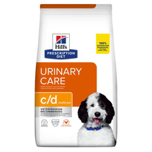 Load image into Gallery viewer, Hill's Prescription Diet c/d Multicare Urinary Care Dry Dog Food with Chicken 12kg Bag