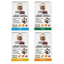Load image into Gallery viewer, KittyRade Meat Bites Treats With Prebiotics & Superfoods For Cats 100g