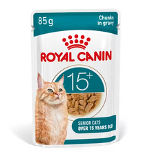 Load image into Gallery viewer, Royal Canin FHN Ageing 15+ Gravy Cat Food 12x85g