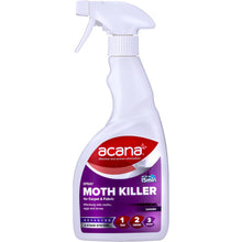 Load image into Gallery viewer, Acana Spray Moth Killer for Carpet & Fabric Lavender 500ml