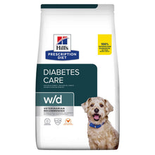 Load image into Gallery viewer, Hill's Prescription Diet w/d Diabetes Care Dry Dog Food with Chicken 10kg Bag