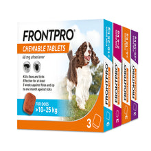 Load image into Gallery viewer, FRONTPRO® Chewable Tablets Flea & Tick Treatment for Dogs