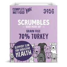 Load image into Gallery viewer, Scrumbles Wet Dog Food Chicken/Duck/Turkey/Salmon/White Fish 395g