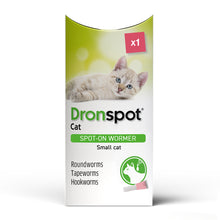 Load image into Gallery viewer, Dronspot Spot On Wormer for Small, Medium & Large Cats - 1 Or 2 Pipettes