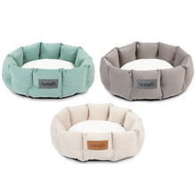 Load image into Gallery viewer, Scruffs Helsinki Small Dog/Cat Bed in Grey, Beige or Green 45cm