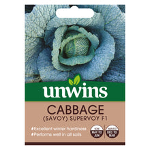 Load image into Gallery viewer, Cabbage (Savoy) Supervoy F1