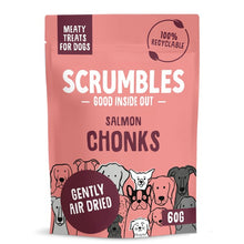 Load image into Gallery viewer, Scrumbles Chonks Meaty Treats Chicken/Salmon 60g