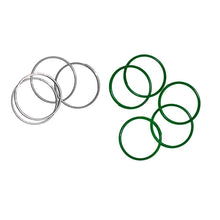 Load image into Gallery viewer, Growers Choice Plastic Coated Plant Rings Green 2.5cm 50pk