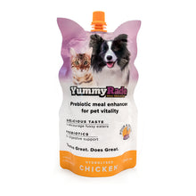 Load image into Gallery viewer, YummyRade Prebiotic Meal Enhancer For Dogs & Cats 250ml Chicken Flavour