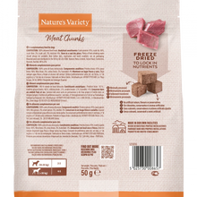 Load image into Gallery viewer, Nature's Variety Freeze Dried Meat Chunks For Adult Dogs